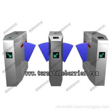 TCP IP Retractable Flap Barrier Gate Turnstile Parking Plac